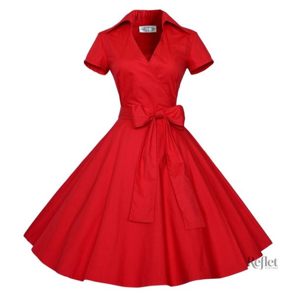 belle-robe-annee-80-1 Robe vintage élégante inspirée des années 80