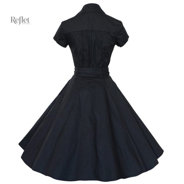 Robe classique au style audacieux des années 1980