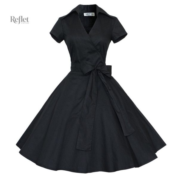 Robe vintage colorée pour soirées des années 80
