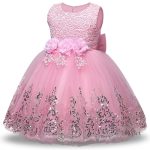 Robe fille style princesse avec jupon voluminous