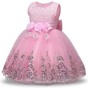 Belle robe de fête pour petite fille