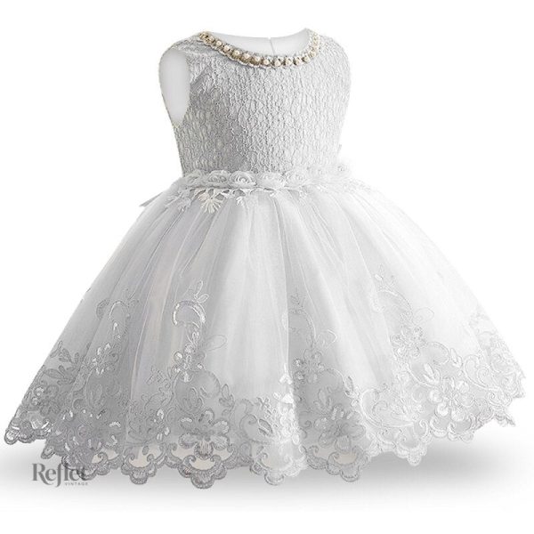 Vêtements fille robe de princesse en tissu doux