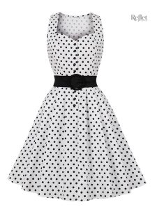 Robe vintage des années 80 au style coloré et unique