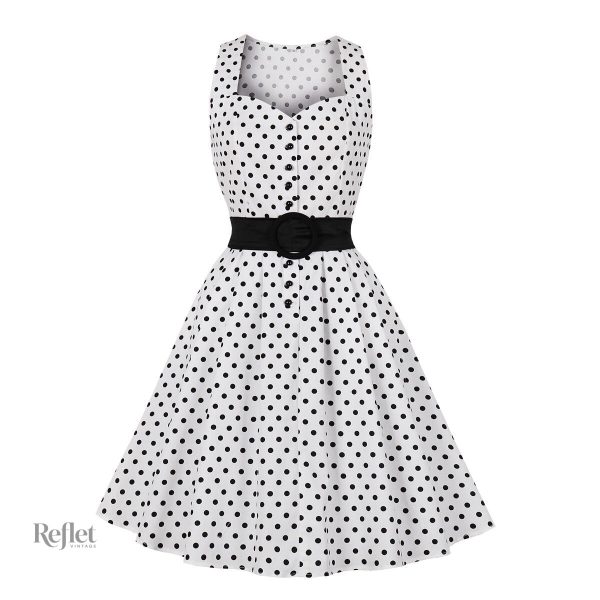 Robe à motifs rétro des années 80, parfaite pour les soirées