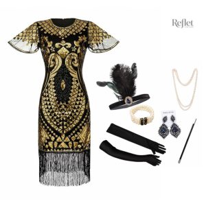 Robe élégante style années 20