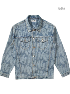 Blouson en jean vintage femme, style décontracté