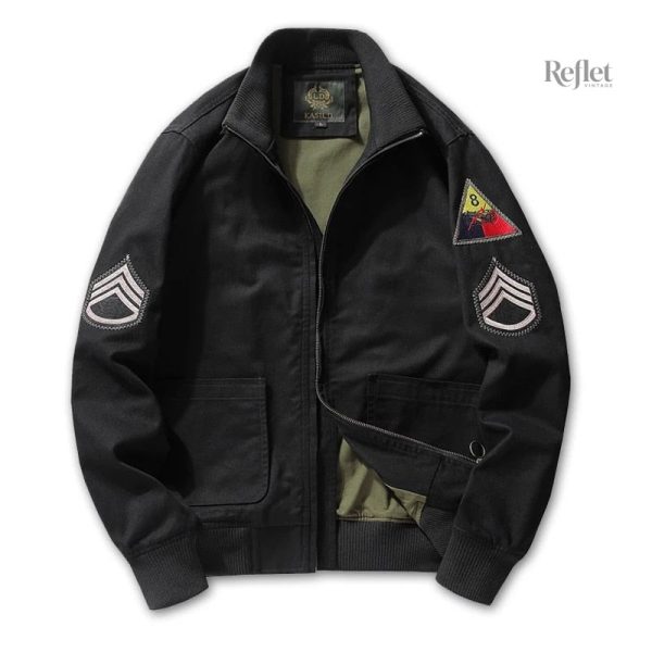 Veste vintage homme à style mécanique