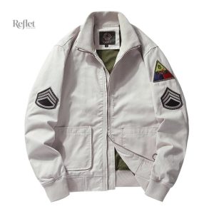 Blouson homme avec design mécanique