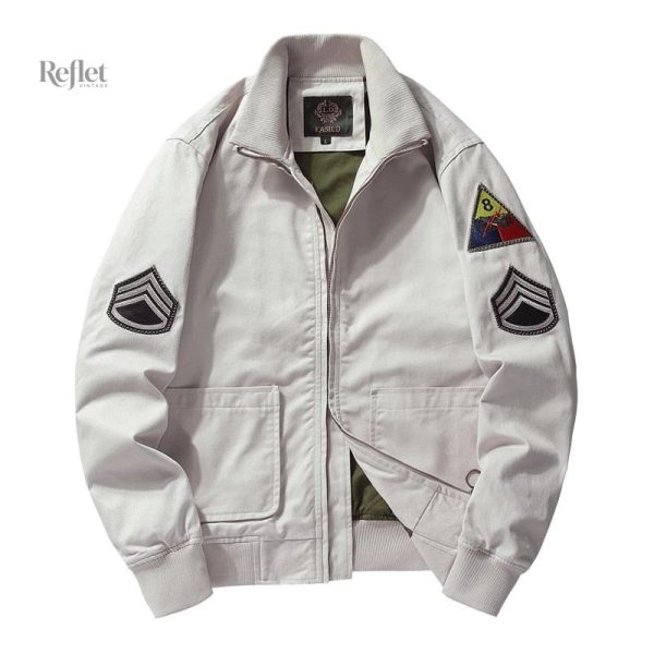 Blouson homme avec design mécanique