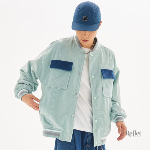 Veste bomber élégante en velours