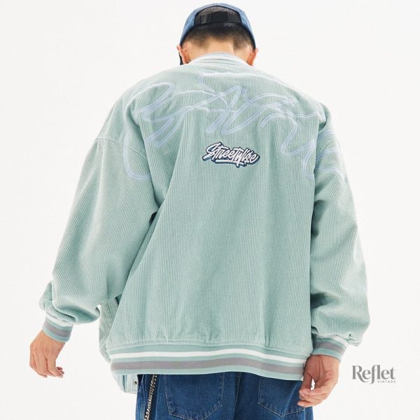 Bombers en velours pour look rétro