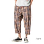 Pantalon Vintage A Rayures pour Homme