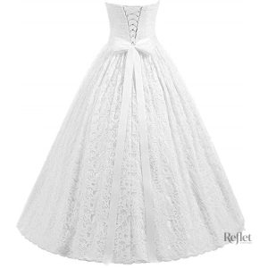 Robe de mariée élégante avec corsage bustier