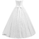 Bustier en dentelle, robe de mariée princess