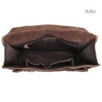 Sac à dos enseignant en cuir au design rétro chic