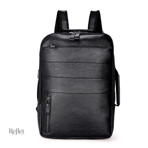 Cartable cuir homme vintage en style rétro