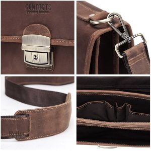 Sac à dos homme en cuir au style rétro