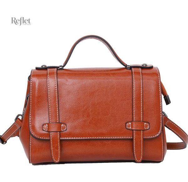 cartable-cuir-marron-vintage-1 Cartable cuir marron vintage avec design élégant et durable