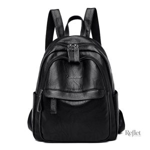 Cartable cuir vintage en style rétro élégant