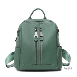 Sac à dos en cuir au style rétro