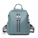Cartable cuir avec poches fonctionnelles