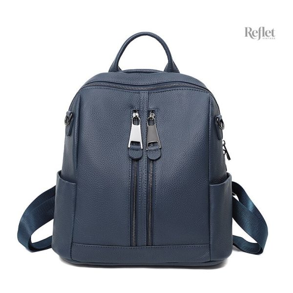 Sac à dos en cuir, allure intemporelle