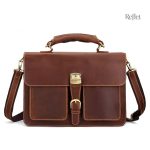 Cartable cuir vintage homme en style classique