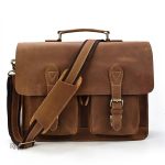 Sac à dos vintage en cuir pour homme, look authentique