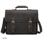 Sac à dos en cuir vintage, look classique et chic