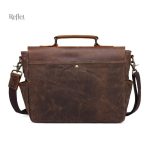 Sac à dos en cuir au design vintage