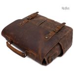 Cartable vintage en cuir pour un style classique