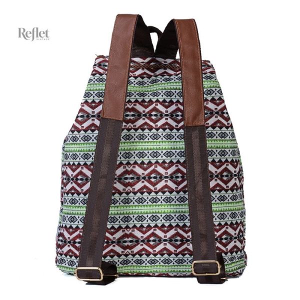 Sac à dos vintage avec finition soignée