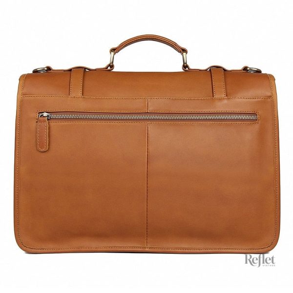 Sac en cuir vintage pour homme, idéal pour le travail