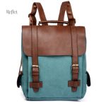 Cartable en cuir robuste, idéal pour le quotidien