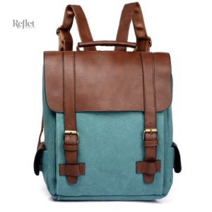 Cartable en cuir robuste, idéal pour le quotidien