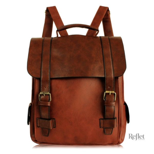 Sac à dos en cuir vintage, alliant style et praticité