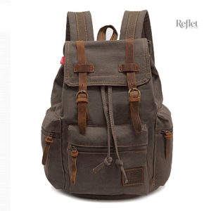 Sac à dos vintage homme, finition soignée et esthétique