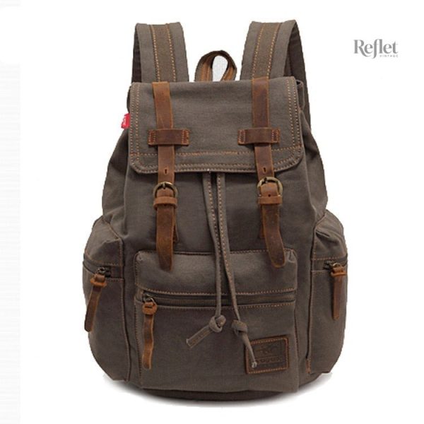 Sac à dos vintage homme, finition soignée et esthétique