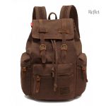 Cartable homme en cuir, style rétro et moderne combinés