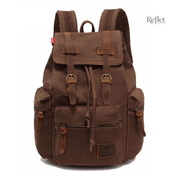 Cartable homme en cuir, style rétro et moderne combinés