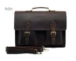 Sac en cuir noir, idéal pour le quotidien