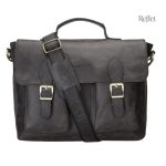 Cartable noir intemporel pour une allure rétro