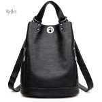 Cartable en cuir vintage pour femme