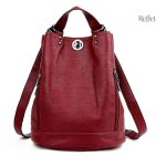 Cartable féminin en cuir au design classique