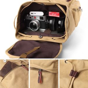 Sac à dos vintage avec design rétro pratique