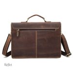 Sacoche cuir vintage idéale pour le travail ou l'école