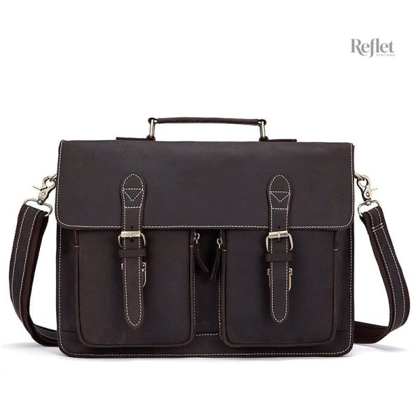 Cartable au design vintage pour un usage quotidien