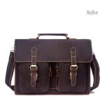 Cartable en cuir au style intemporel et élégant