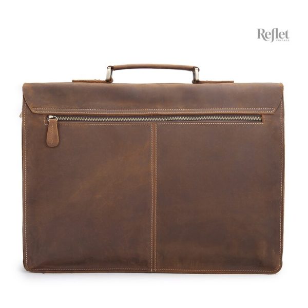 Cartable en cuir intemporel pour homme et femme