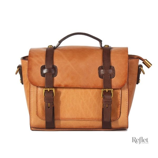 cartable-vintage-cuir-femme-1 Cartable vintage en cuir pour femme, élégant et pratique